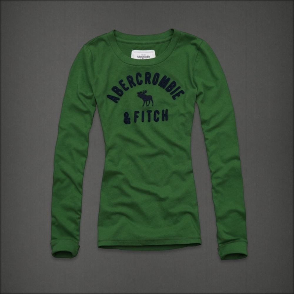 NWT Abercrombie & Fitch a&f classic logo tee